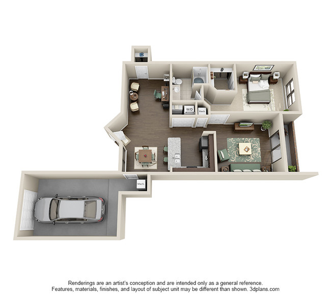 Floorplan - Elle at the Medical Center