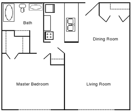 1BR/1BA - Hidden Brook Manor