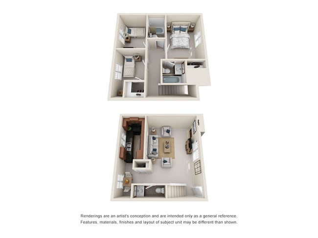 Floorplan - Palm Villa Townhome