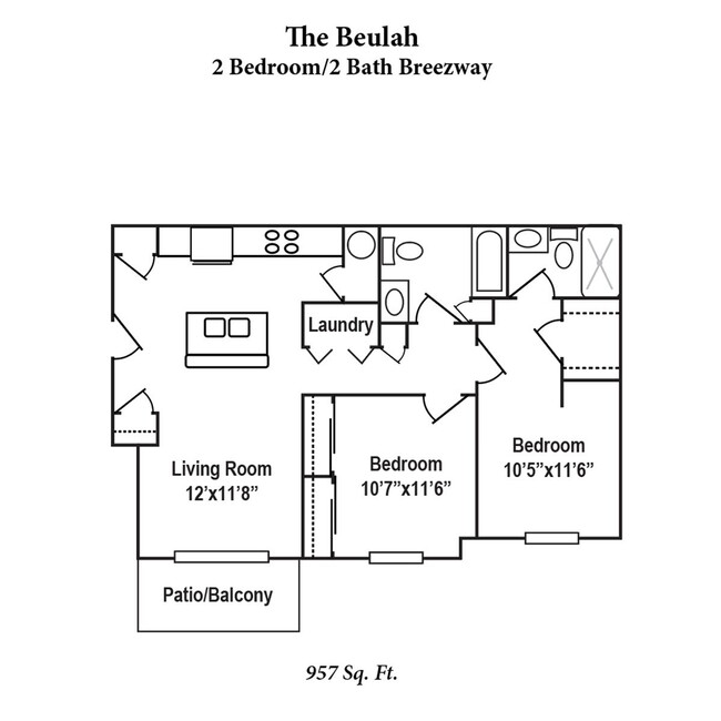 Floorplan - Brookfield Village Apartments