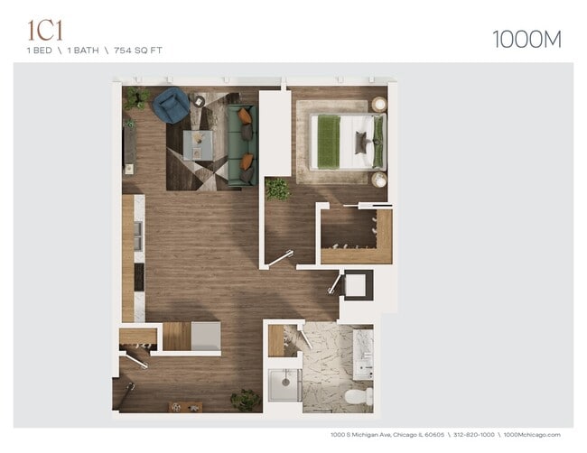 Floorplan - 1000M