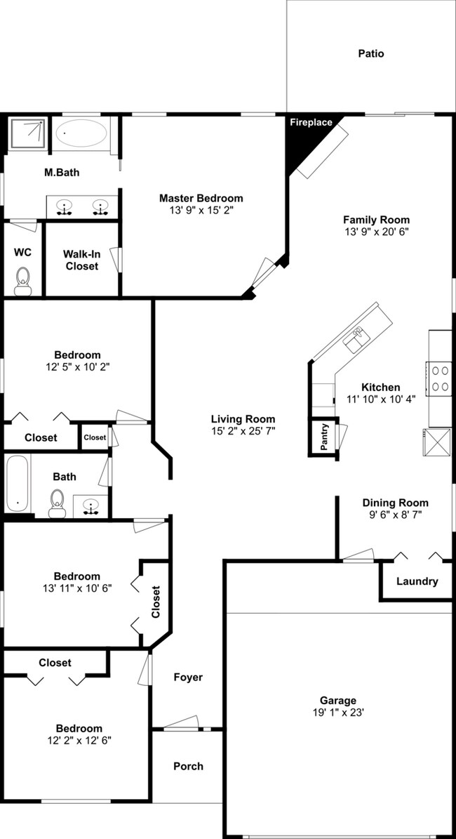 Building Photo - Spacious 4/2 with Fenced Yard