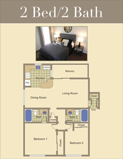 2BR/2BA - Napa Place Apartments