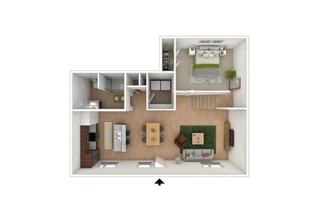 Supernova Deluxe 1x1 893 Furnished - Northside Apartments