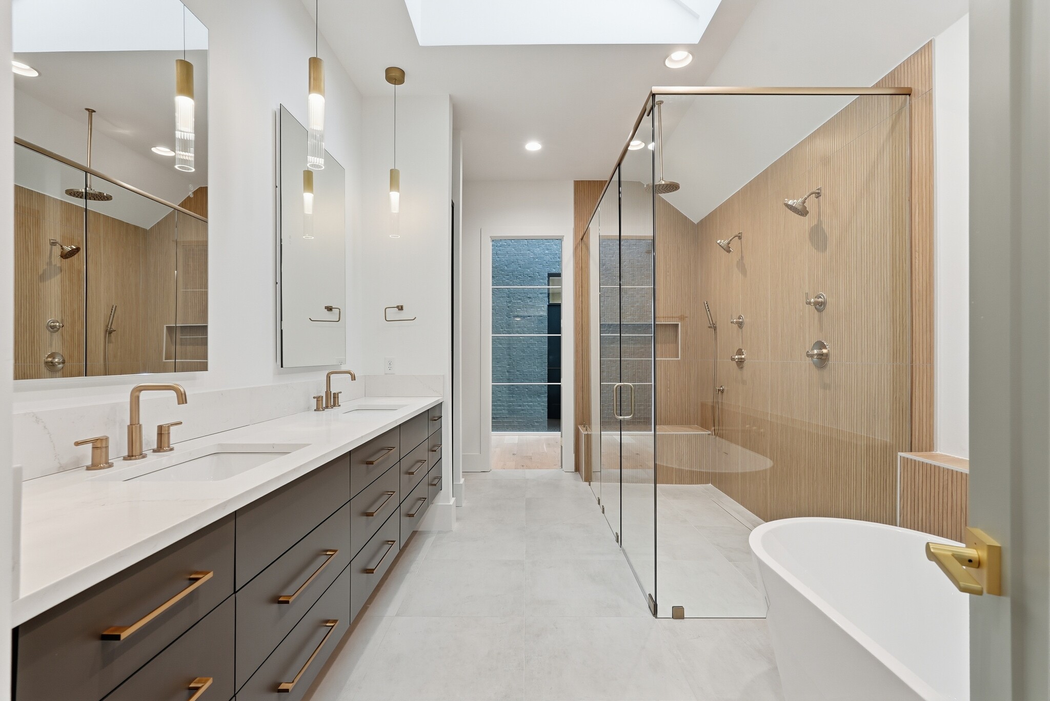 Modern bathroom featuring clean finishes, sleek fixtures, and a bright, refreshed feel - 3718 West End Ave