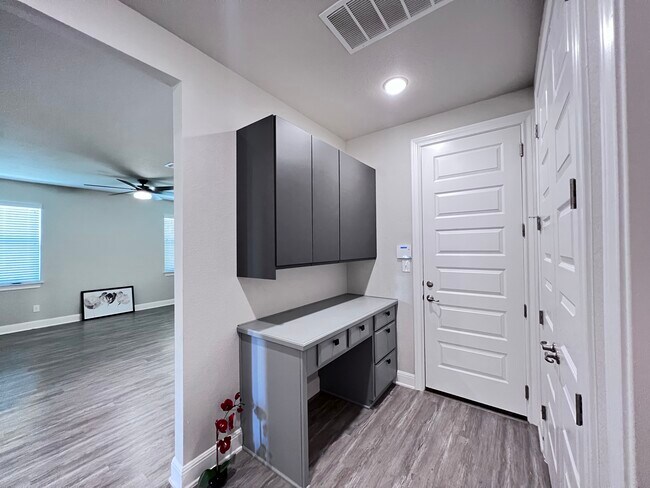 Owner's Entry. Flex Space on Left, Garage Straight, Office/3rd Bedroom to Right. - 3241 Aurelia Ln