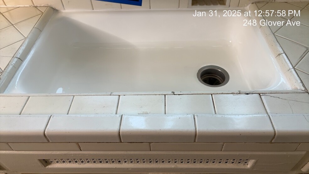 Refinished original farm-house sink - 250 Glover Ave