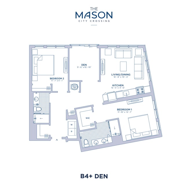 Floorplan - The Mason at City Crossing