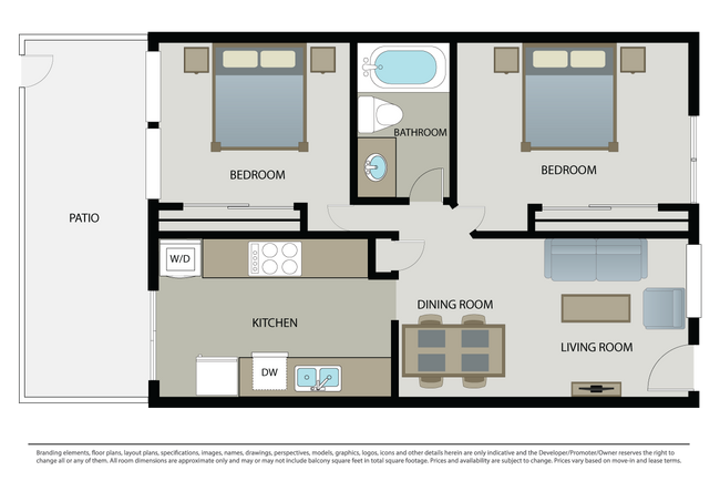 Plan 2A - Monterey Villas