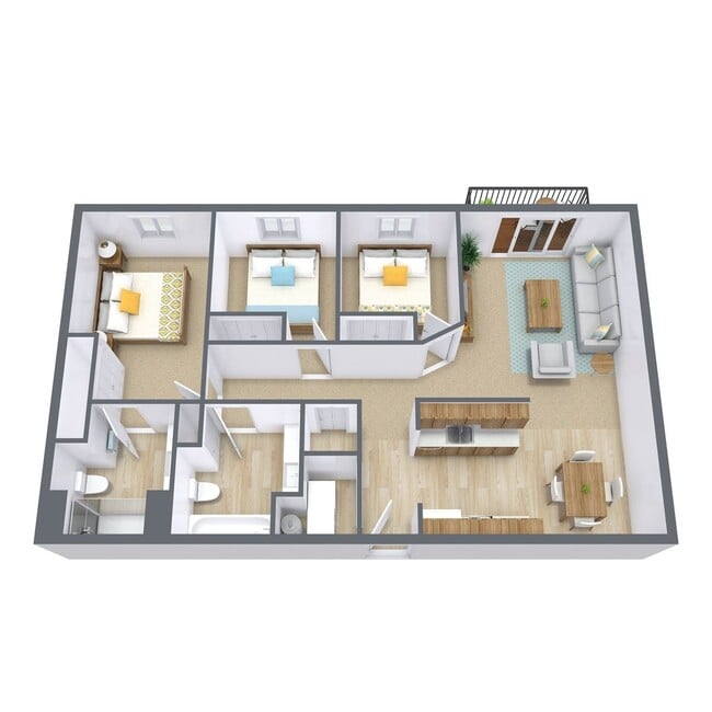 Floorplan - Columbia West Apartment Community