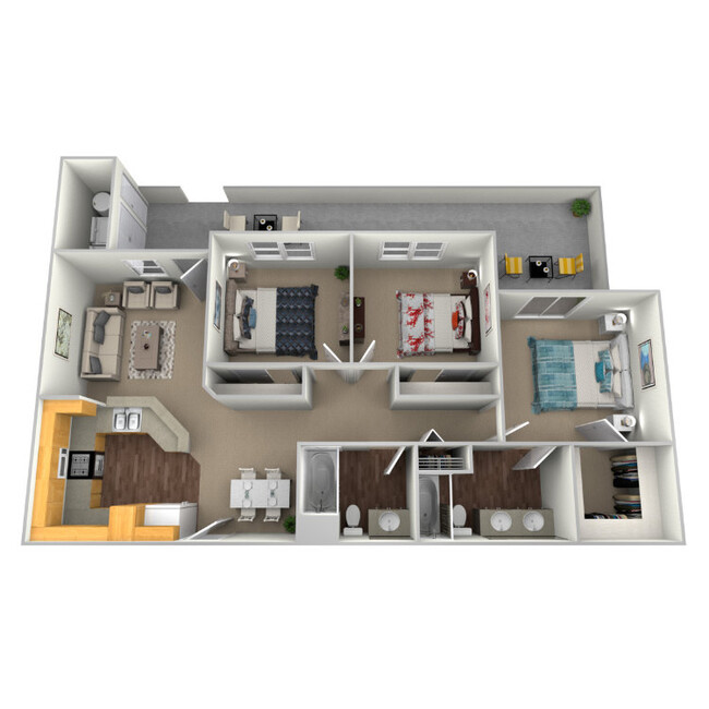 Laurel_Glen_Plan4_417625.jpg - Laurel Glen Apartment Homes