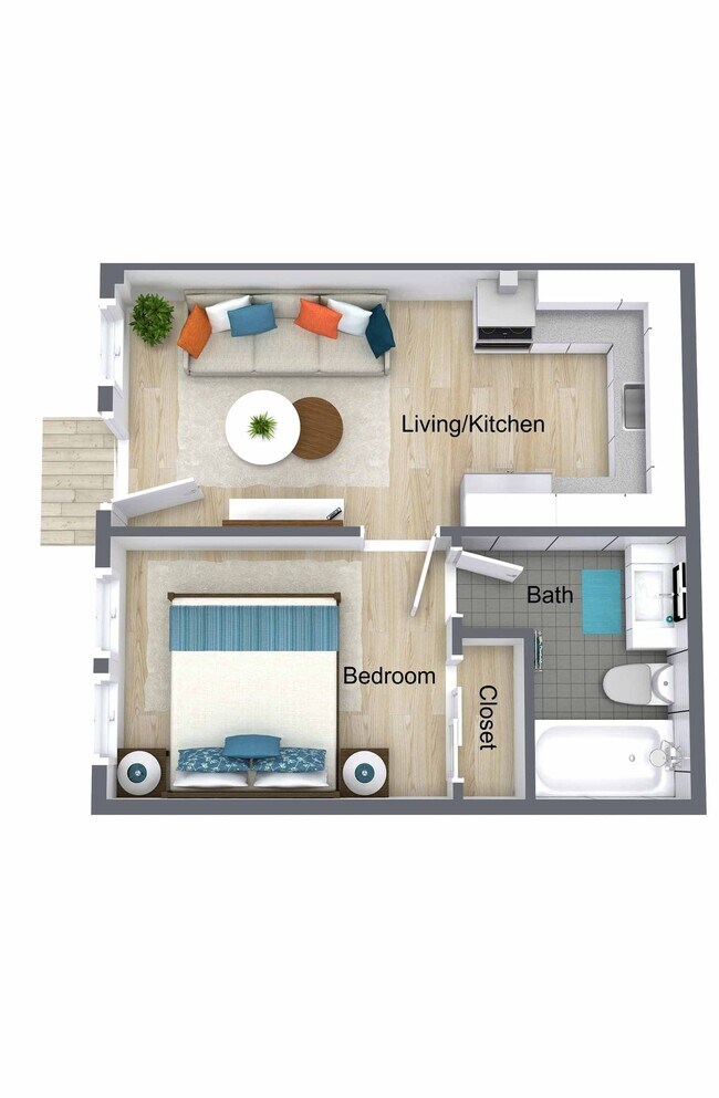 Floorplan - Welcome to Ocean Breeze in Oceanside Apartments and Townhomes. Discover Coastal Living with Urban...