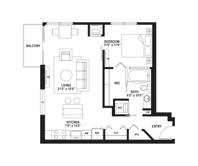 Floorplan - The Ellory