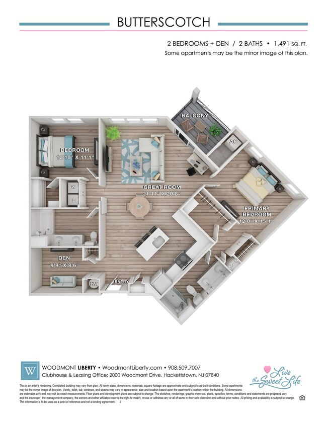 Floorplan - Woodmont Liberty