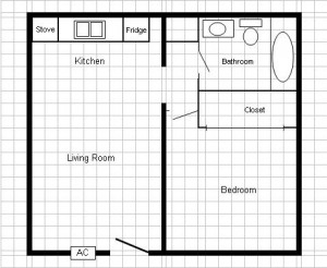 1BR/1BA - Casa Del Sol