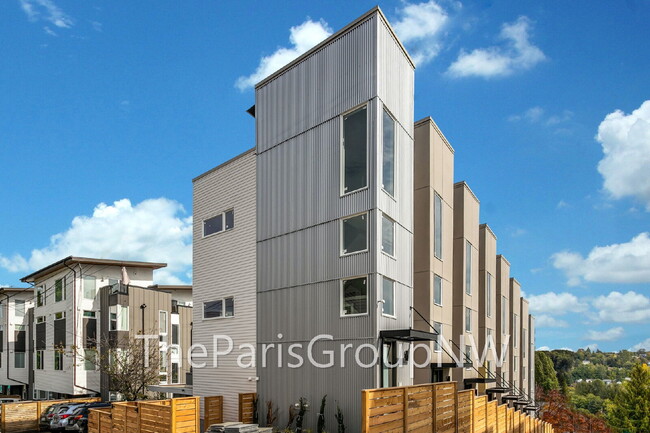 Building Photo - Stunning Mod West Seattle TH * Roof Deck Views, AC & Upgrades!