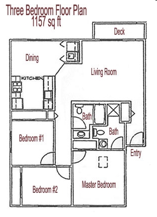 3BR/2BA - Mountainside Apartment Homes