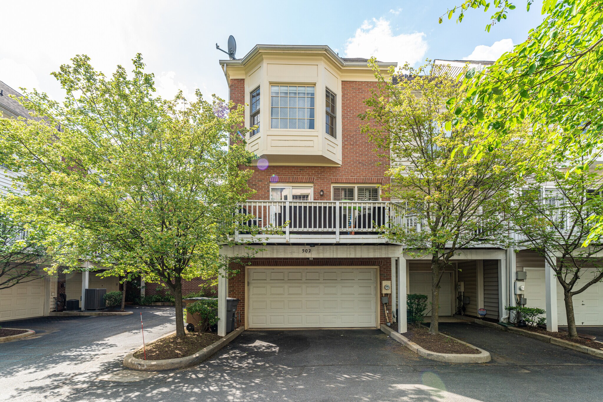 Rear of house - 502 Fallsgrove Dr
