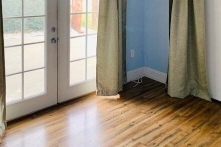 Studio French doors - 926 N Maple St