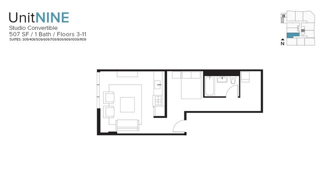 Unit 9 - 1611 W Division
