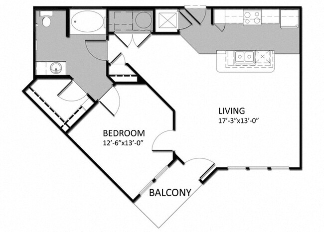 Floorplan - Auburn Square Apartments