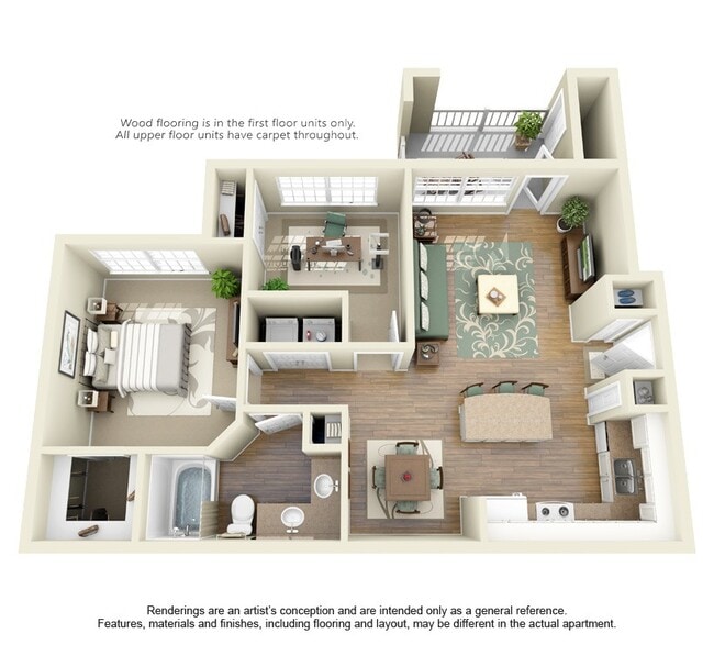 Floorplan - Cypress Lake at Stonebriar Apartments