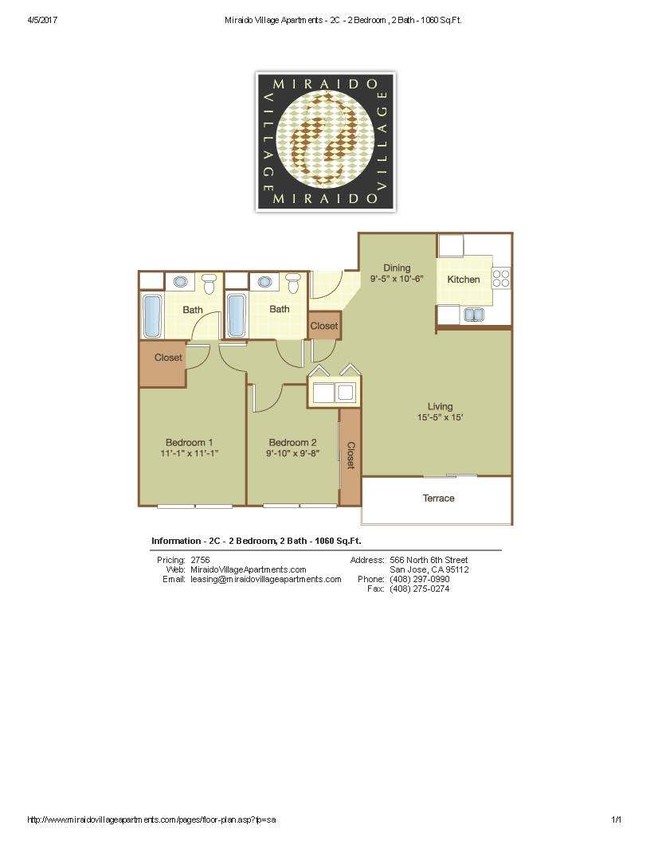 Floorplan - Miraido Village
