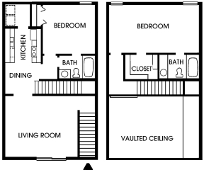 Floorplan - Waterway Crossing Apartments