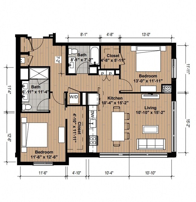 Floorplan - Life Time Living Burlington