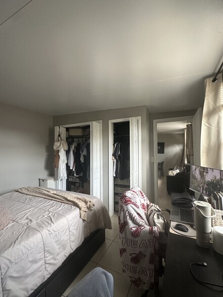 Spacious closets inside of private bedroom. - 11470 SW 5th Ter