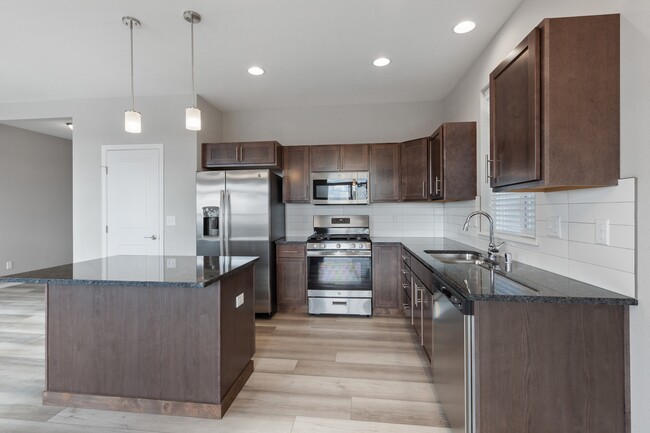 Boulder Townhome Kitchen - Residences at Indian Trail
