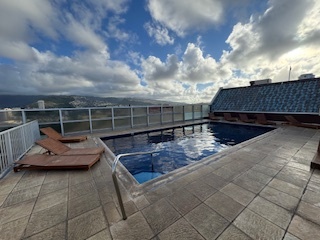 Rooftop pool - 444 Nahua St