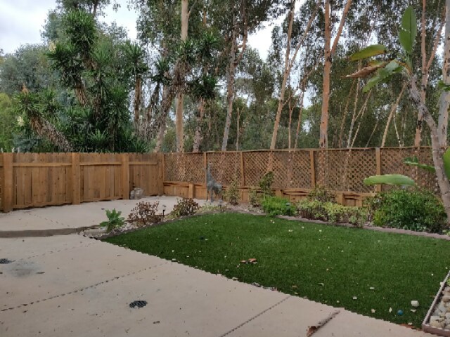 backyard facing canyon - 10709 Portobelo Dr