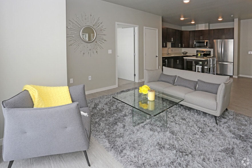 2BR, 2BA, Model - 900 SF - Lakeside Flats