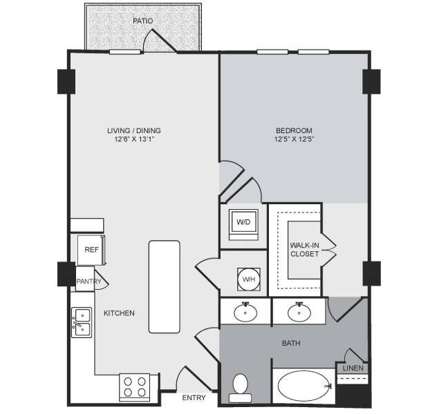 Floorplan - Cantabria at Turtle Creek