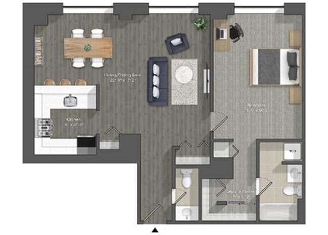 Floorplan - Walnut Street Apartments