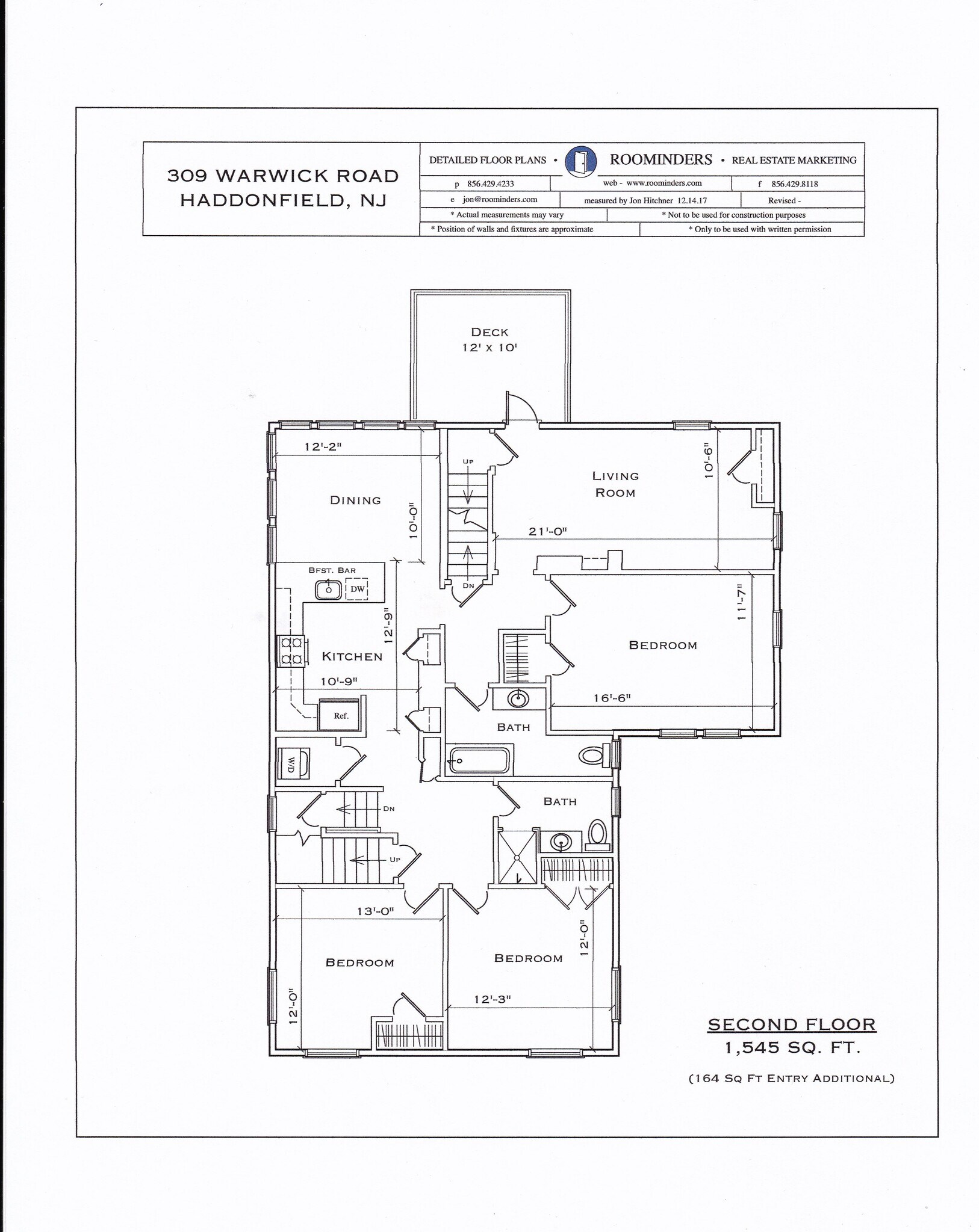 FLOORPLAN - 309 Warwick Rd