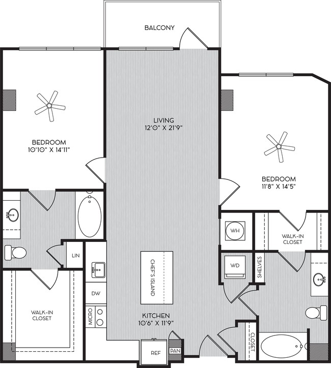 Floorplan - City View Vinings Apartments