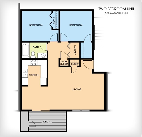 2BR/1BA - Floyd Light