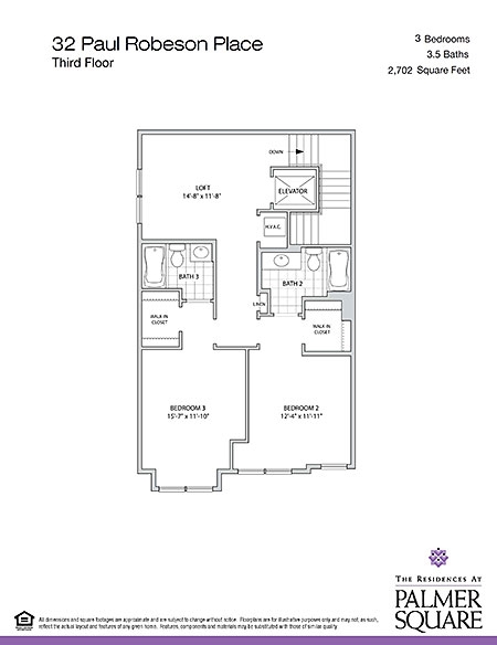 Floorplan - The Residences at Palmer Square