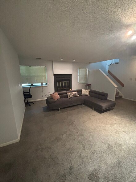 Basement living room - 596 Wild Flower Glade