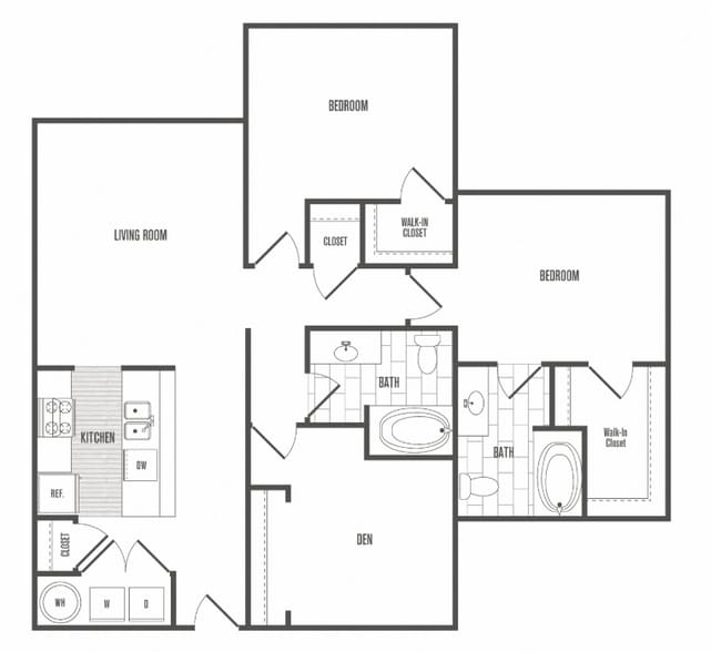 Floorplan - La Cantera Senior Apartments