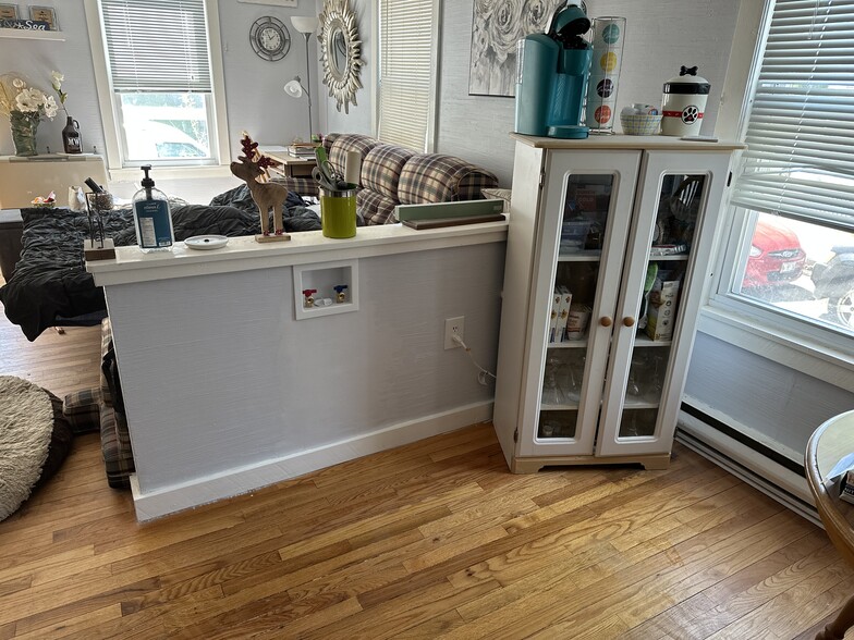 New washer and dryer hook-up installed in kitchen area - 22 Graham St