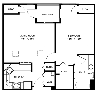 1BR/1BA - The Village at Duxbury - 62+ Cooperative