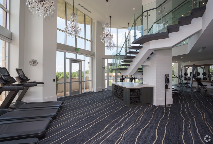 Fitness Center - The Huntley Luxury Apartments