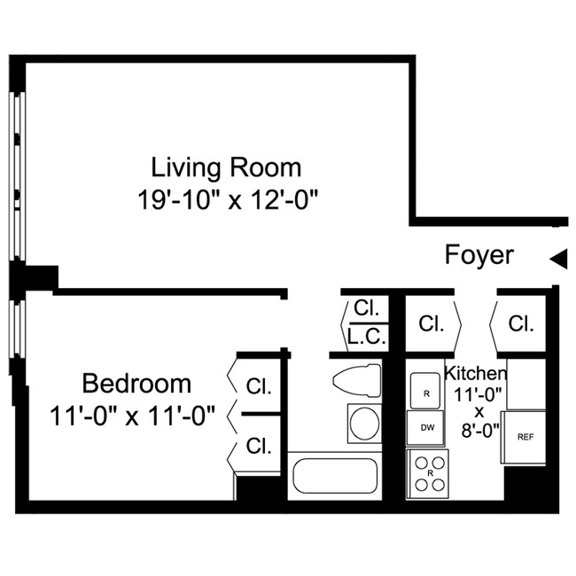 1BR/1BA - The Somerset