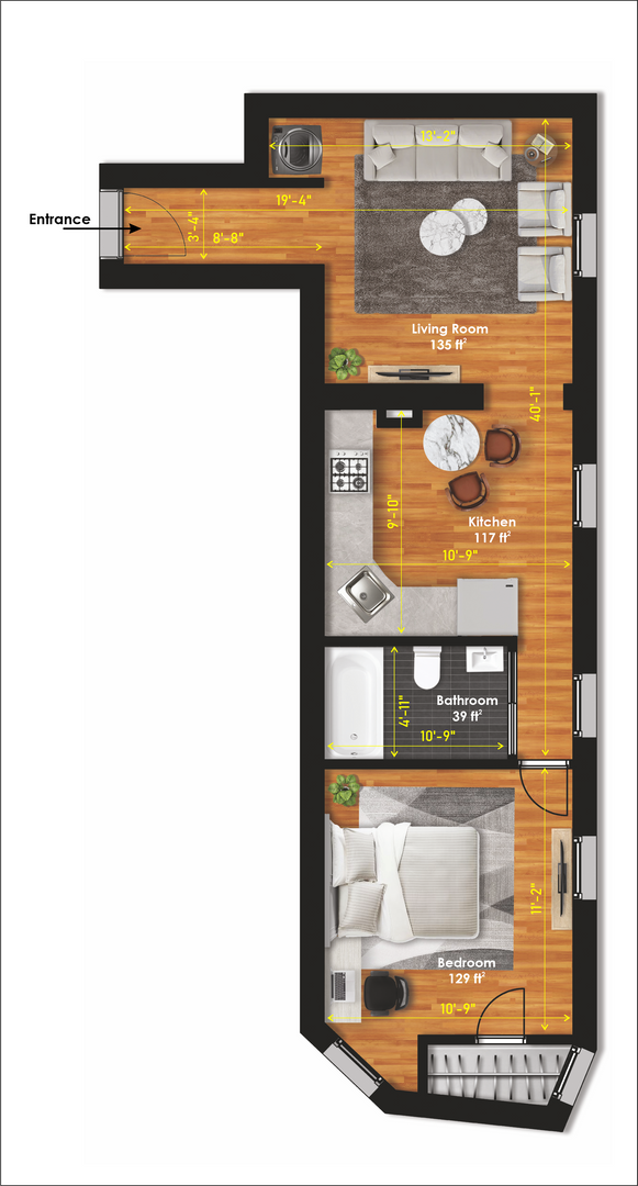 Building Photo - Spacious newly renovated 1 bedroom one bat...