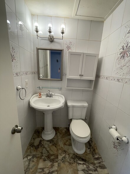 First floor half bath - 495 Snediker Ave