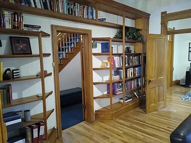 First floor library room - 1612 N Pennsylvania St
