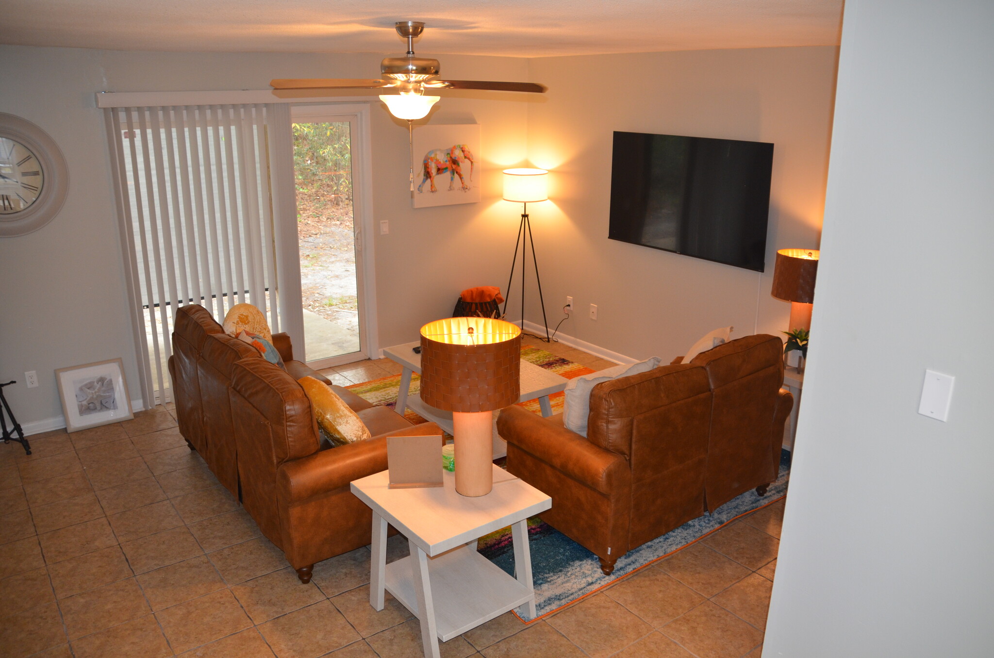 Living Room with 65" Smart TV - 815 E Lee St